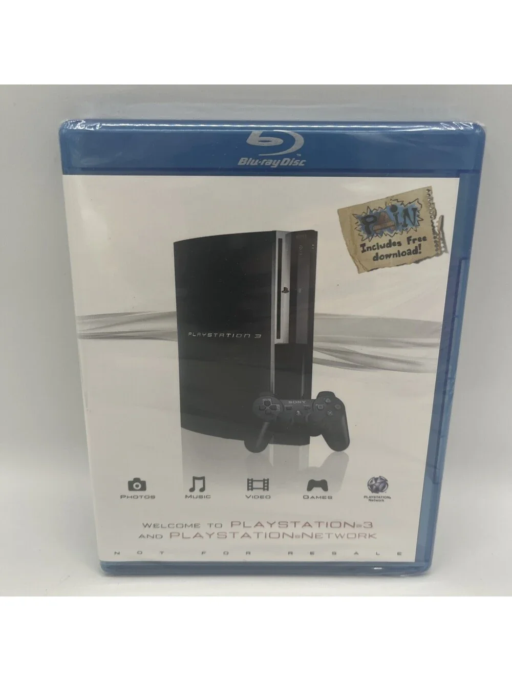 PS3 Blu-ray Disc Welcome to Playstation 3 & Playstation Network New Sealed